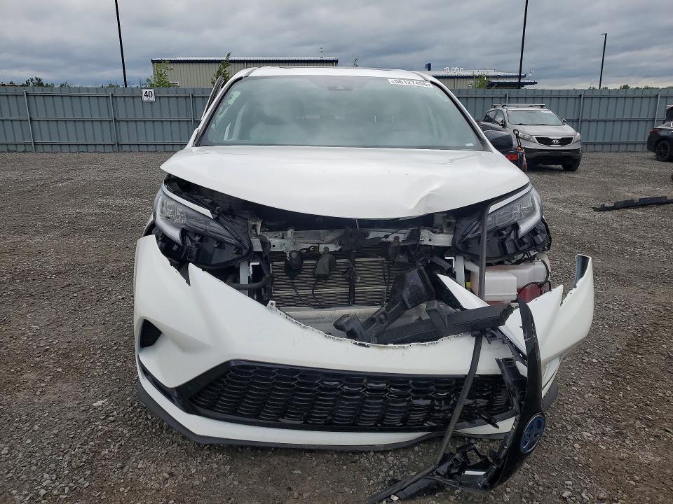 2021 Toyota Sienna VIN 5TDGSKFC3MS031042 COPART salvage auction — FRONT END, On - Permit No Brand - Unfit, sold $4,600 on 2026-07-21 (photo 5)