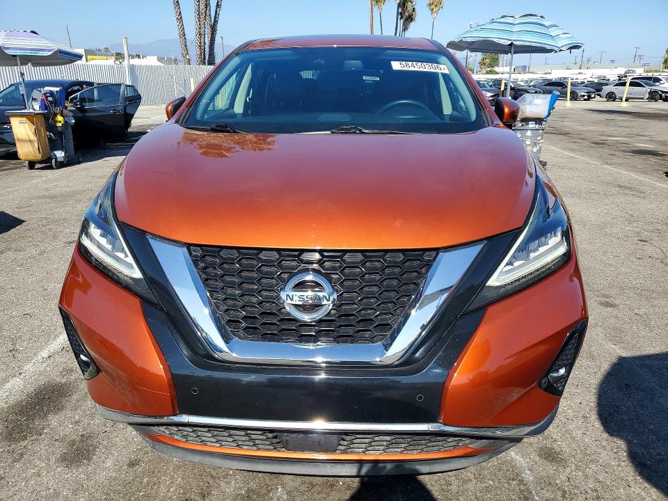 2021 Nissan Murano VIN 5N1AZ2BJ5MC111302 COPART salvage auction — MINOR DENT/SCRATCHES, FL - CERTIFICATE OF TITLE (P), sold $9,000 on 2026-07-31 (photo 5)