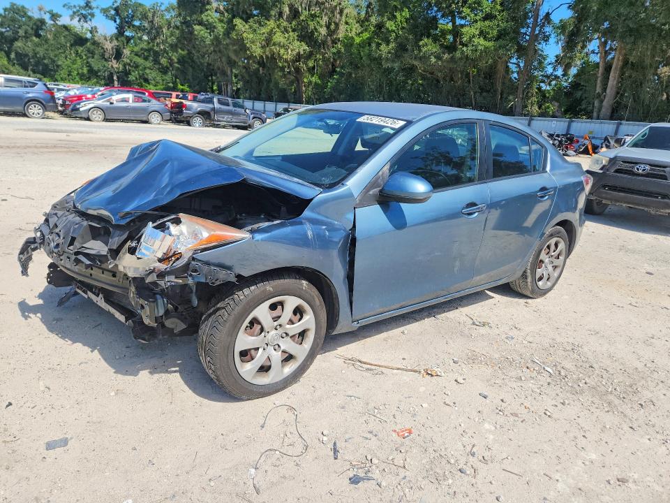 2011 Mazda 3 VIN JM1BL1UFXB1466343 COPART salvage auction — FRONT END, Fl - Cert Of Title Slvg Rebuildable, sold $350 on 2026-07-07 (photo 1)