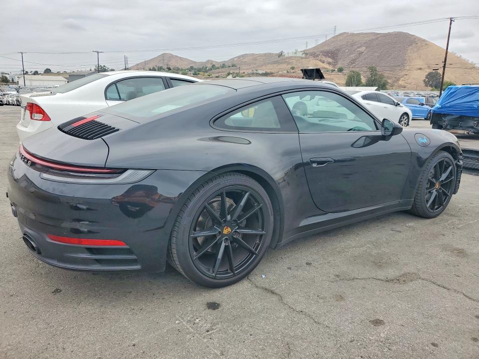 2020 Porsche 911 VIN WP0AA2A93LS205511 COPART salvage auction — FRONT END, Ca - Salvage Certificate, sold $68,000 on 2026-08-10 (photo 3)