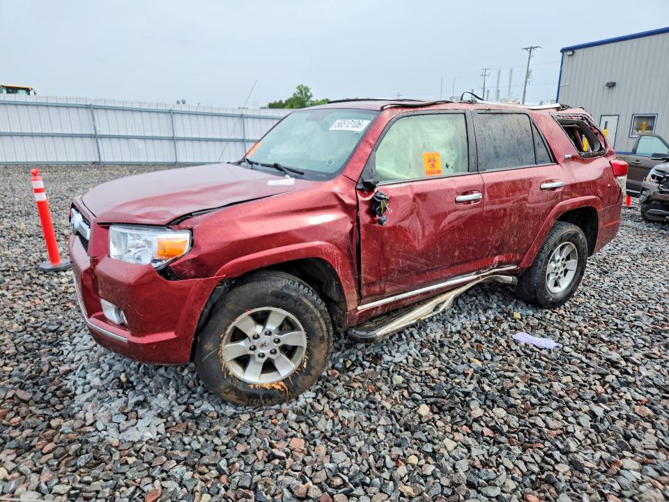 2013 Toyota 4runner VIN JTEBU5JR0D5145485 COPART salvage auction — ROLLOVER, Salvage Title, sold $3,650 on 2026-07-13 (photo 1)