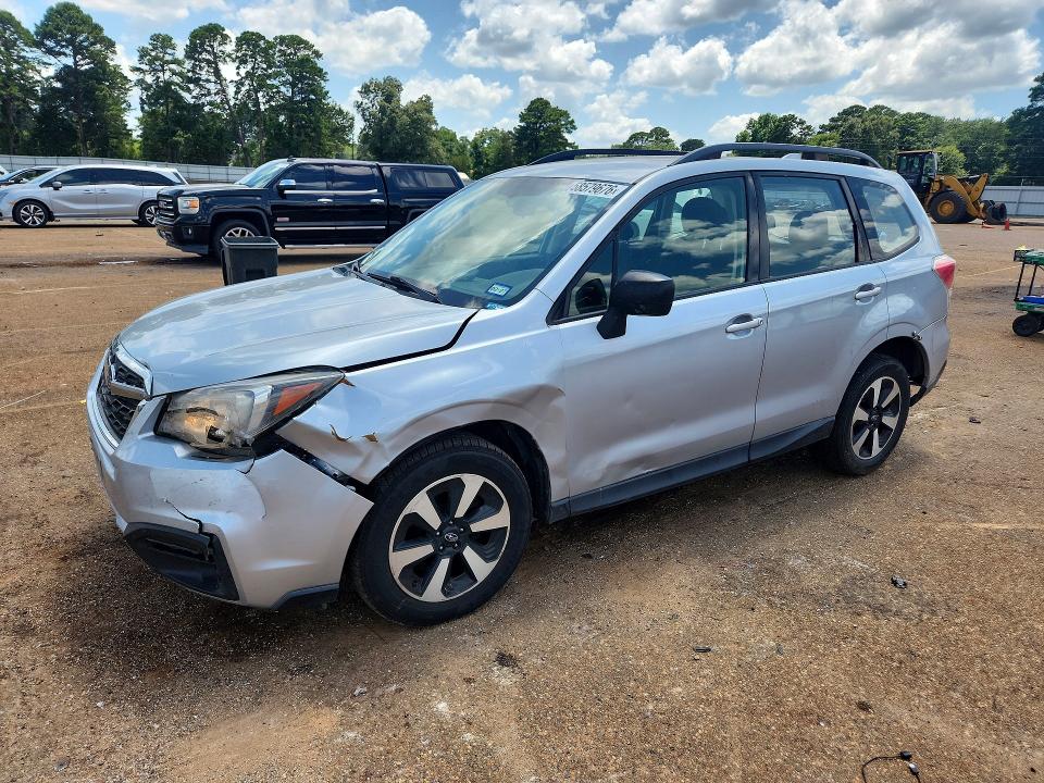 2017 Subaru Forester VIN JF2SJABC8HH492259 COPART salvage auction — FRAME DAMAGE, Tx - Certificate Of Title, sold $1,100 on 2026-07-13 (photo 1)
