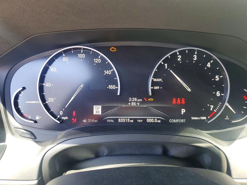 2020 BMW VIN 3MW5R7J03L8B34267 COPART salvage auction — FRONT END, CA - SALVAGE CERTIFICATE, sold $7,200 on 2026-07-02 (photo 9)