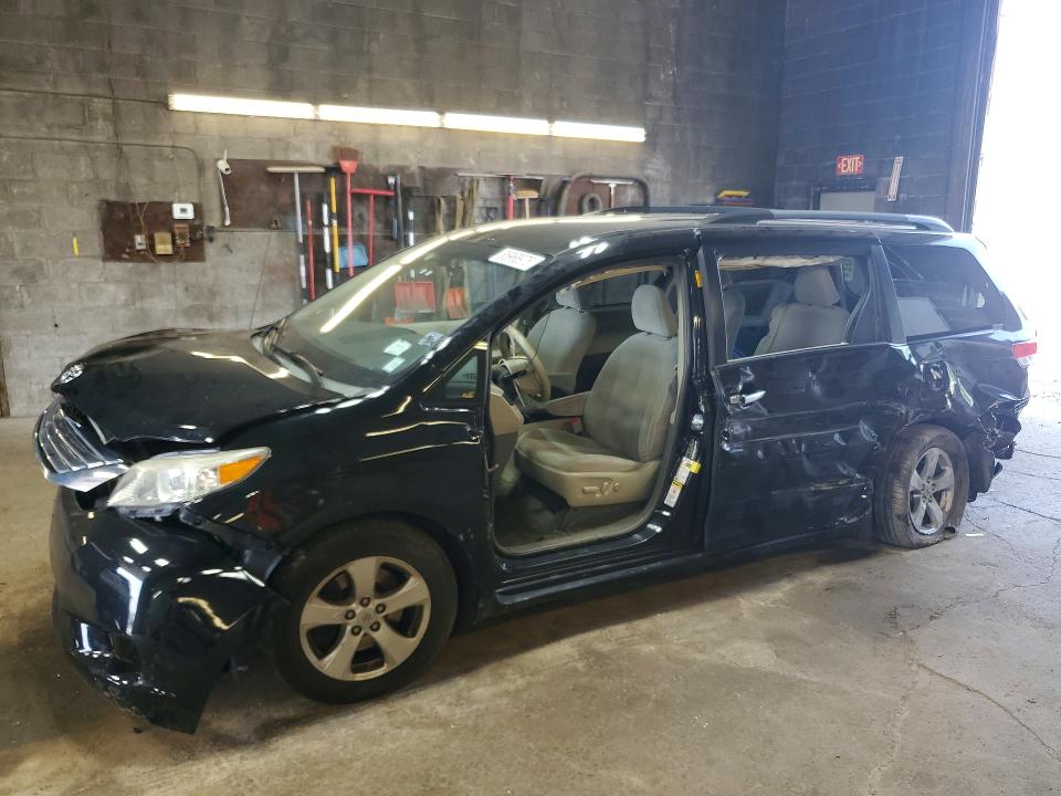 2014 Toyota Sienna VIN 5TDKK3DC5ES405669 COPART salvage auction — FRONT END, Ny - Mv-907A Salvage Certificate, sold $1,550 on 2026-07-13 (photo 1)