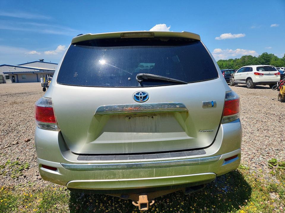 2013 Toyota Highlander VIN JTEDC3EH5D2012238 COPART salvage auction — FRONT END, Ny - Certificate Of Title, sold $1,550 on 2026-07-29 (photo 6)