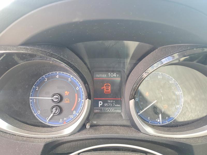2016 Toyota Corolla VIN 5YFBURHE2GP511484 COPART salvage auction — FRONT END, Tx - Salvage Vehicle Title, sold $1,950 on 2026-07-14 (photo 9)