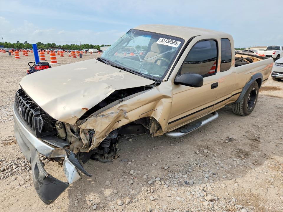 2001 Toyota Tacoma VIN 5TESN92N21Z758169 COPART salvage auction — FRONT END, TX - SALVAGE VEHICLE TITLE (P), sold $750 on 2026-07-16 (photo 1)
