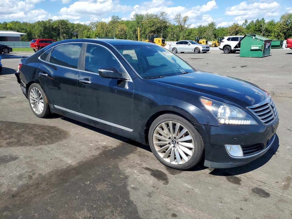 2014 Hyundai Equus VIN KMHGH4JH0EU090989 COPART salvage auction — REAR END, Fl - Certificate Of Destruction, sold $1,100 on 2026-07-13 (photo 4)