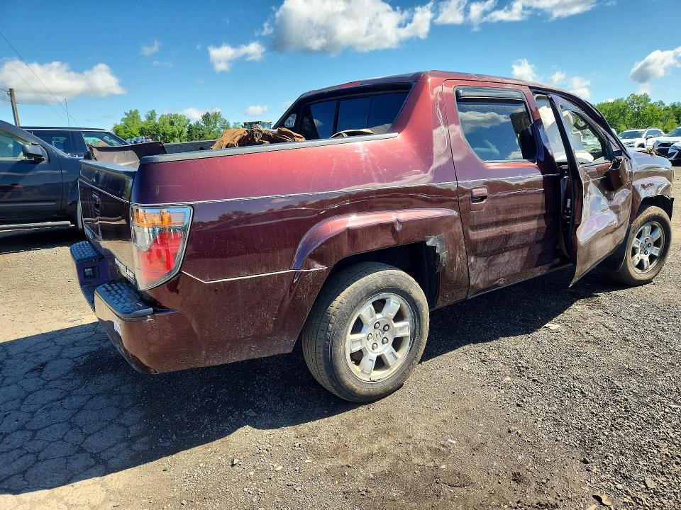2008 Honda Ridgeline VIN 2HJYK16478H524441 COPART salvage auction — ALL OVER, CT - CERT OF TITLE-SALVAGE, sold $450 on 2026-07-02 (photo 3)