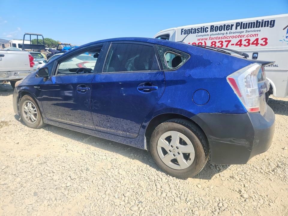 2011 Toyota Prius VIN JTDKN3DU1B1477400 COPART salvage auction — VANDALISM, CA - SALVAGE CERTIFICATE, sold $500 on 2026-07-28 (photo 2)