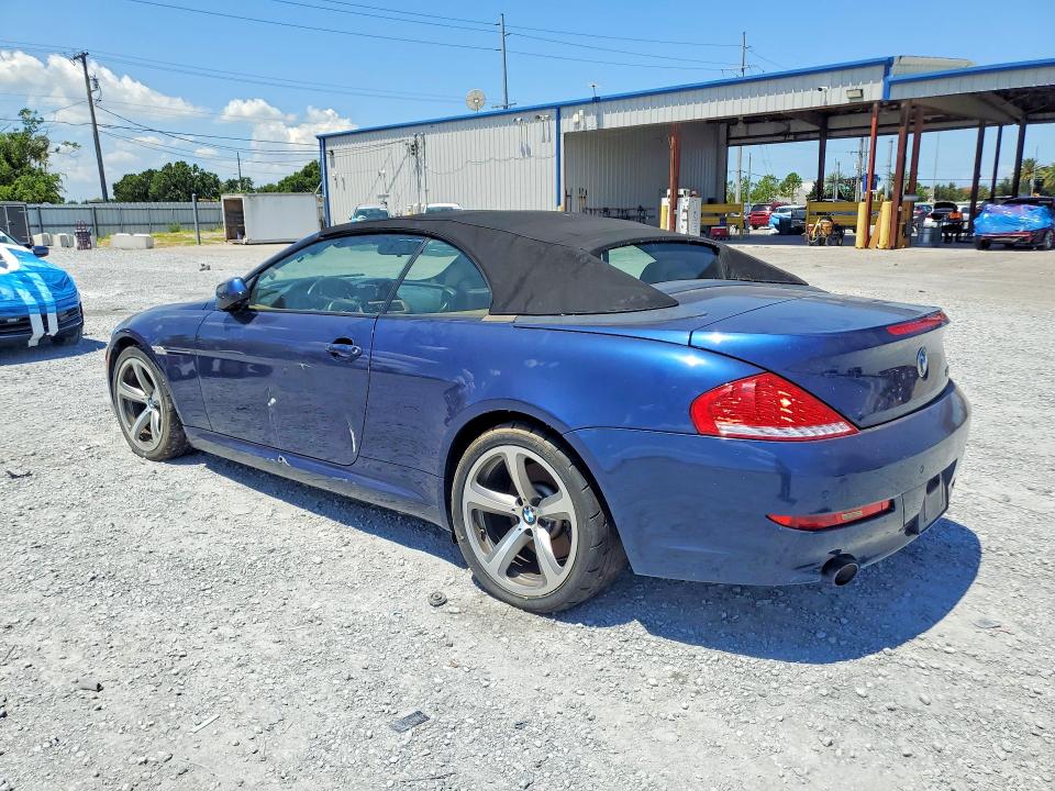 2010 BMW 6 series VIN WBAEB5C56AC225573 COPART salvage auction — SIDE, Fl - Certificate Of Title, sold $2,100 on 2026-07-10 (photo 2)