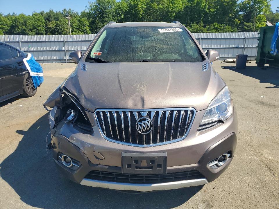 2015 Buick Encore VIN KL4CJFSBXFB176346 COPART salvage auction — FRONT END, Wv - Salvage Certificate, sold $650 on 2026-07-28 (photo 5)