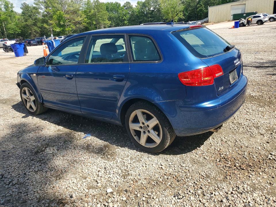 2007 Audi A3 VIN WAUHF78PX7A053348 COPART salvage auction — FRONT END, Nc - Salvage Certificate Of Title, sold $250 on 2026-07-31 (photo 2)
