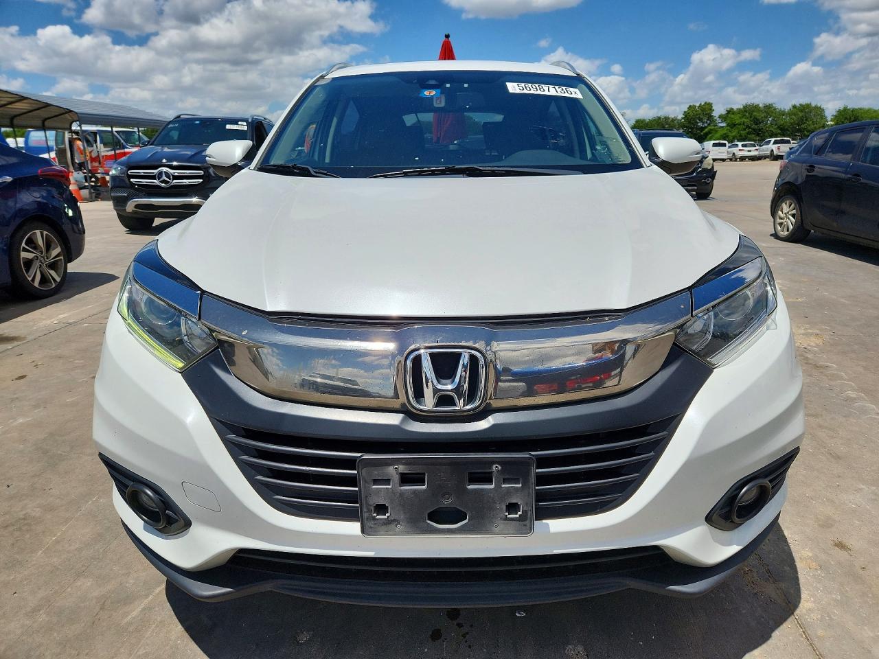 2019 Honda HR-V VIN 3CZRU6H72KM704825 COPART salvage auction — Undercarriage, TX - CERT OF TITLE-REBUILT SALVAGE, sold $1,850 on 2026-07-02 (photo 5)