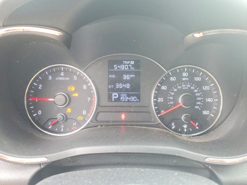 2015 Kia Forte VIN KNAFX4A67F5350587 COPART salvage auction — SIDE, SC - CERT OF TITLE-SALVAGE, sold $675 on 2026-07-24 (photo 9)