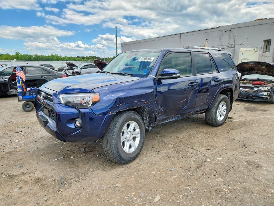 2023 Toyota 4runner VIN JTENU5JR8P6130969 COPART salvage auction — FRONT END, Va - Cert Of Title - Salvage, sold $14,400 on 2026-07-22 (photo 1)