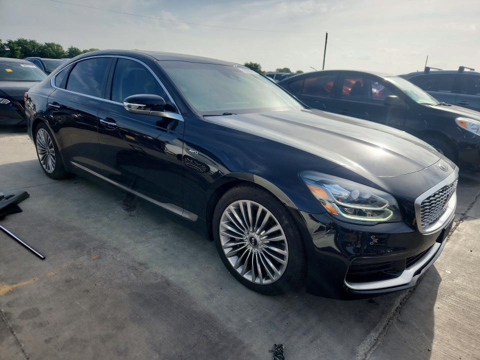 2019 Kia K900 VIN KNAS34J69K6014471 COPART salvage auction — WATER/FLOOD, Tx - Salvage Title-Flood Damage, sold $6,300 on 2026-07-02 (photo 4)