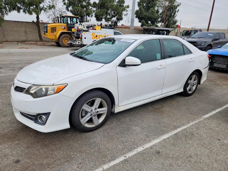 2014 Toyota VIN 4T1BF1FK8EU820974 COPART salvage auction — REAR END, Ca - Salvage Certificate, sold $2,450 on 2026-07-03 (photo 1)