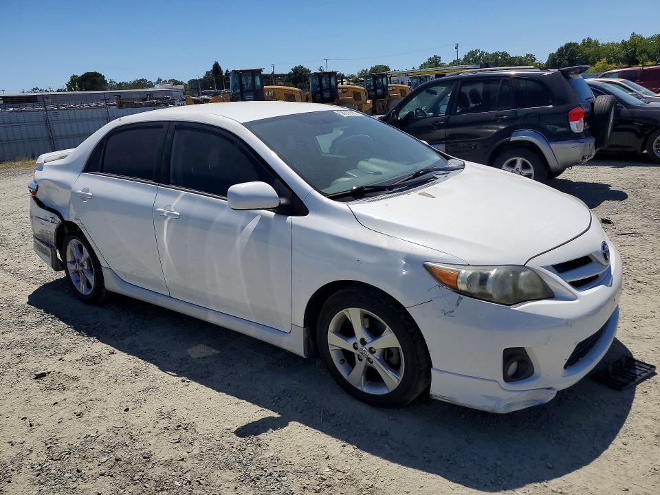 2012 Toyota Corolla VIN 5YFBU4EE4CP041332 COPART salvage auction — REAR END, CA - SALVAGE CERTIFICATE, sold $3,000 on 2026-07-21 (photo 4)