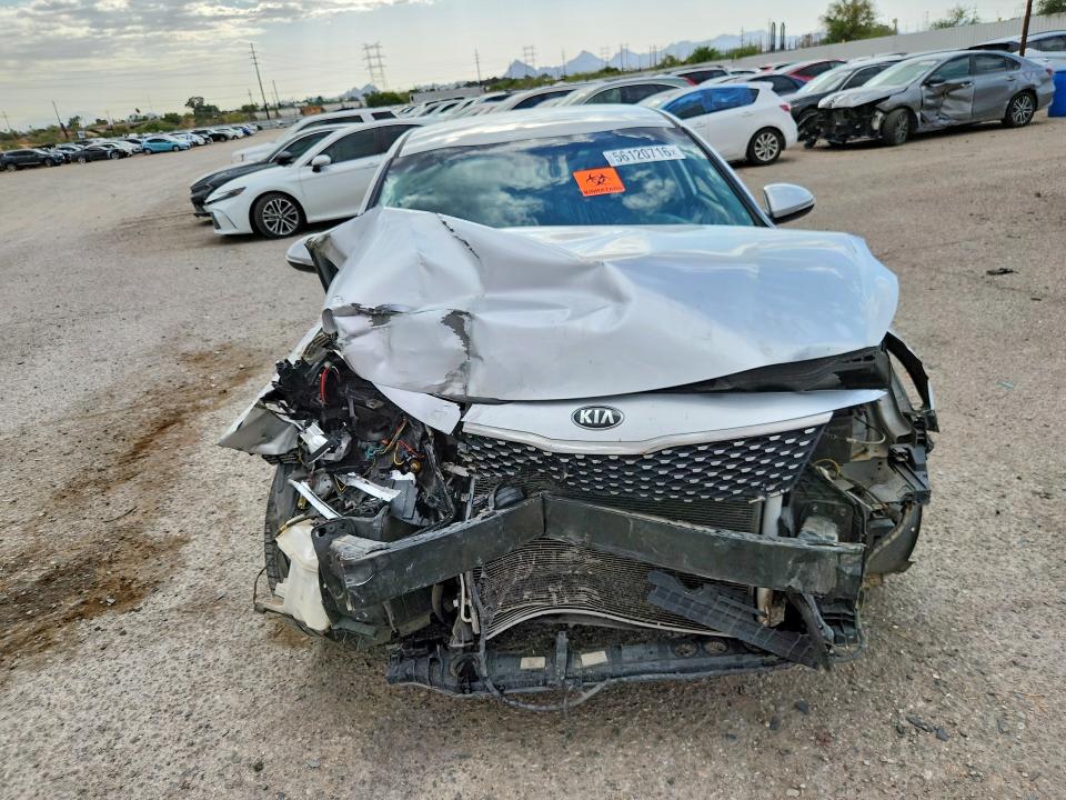 2018 Kia Optima VIN 5XXGT4L31JG180298 COPART salvage auction — FRONT END, Az - Cert Of Title - Salvage, sold $500 on 2026-07-06 (photo 5)