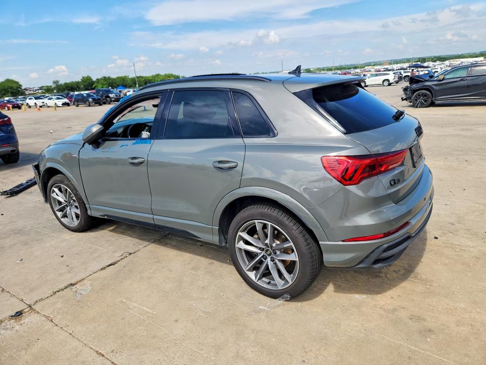 2024 Audi Q3 VIN WA1DECF33R1046302 COPART salvage auction — FRONT END, Tx - Salvage Vehicle Title, sold $8,200 on 2026-07-09 (photo 2)