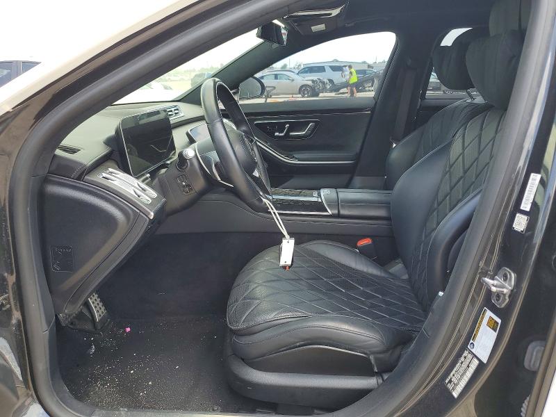 2021 Mercedes-benz S-klasse VIN W1K6G7GBXMA027329 COPART salvage auction — FRONT END, Tx - Salvage Vehicle Title, sold $17,400 on 2026-07-28 (photo 7)