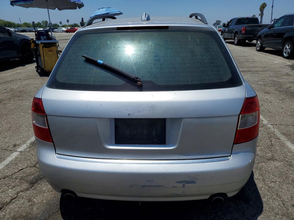 2004 Audi A4 VIN WAUVC68E34A146728 COPART salvage auction — BURN, Ca - Non-Repairable Vehicle Cert, sold $50 on 2026-07-21 (photo 6)