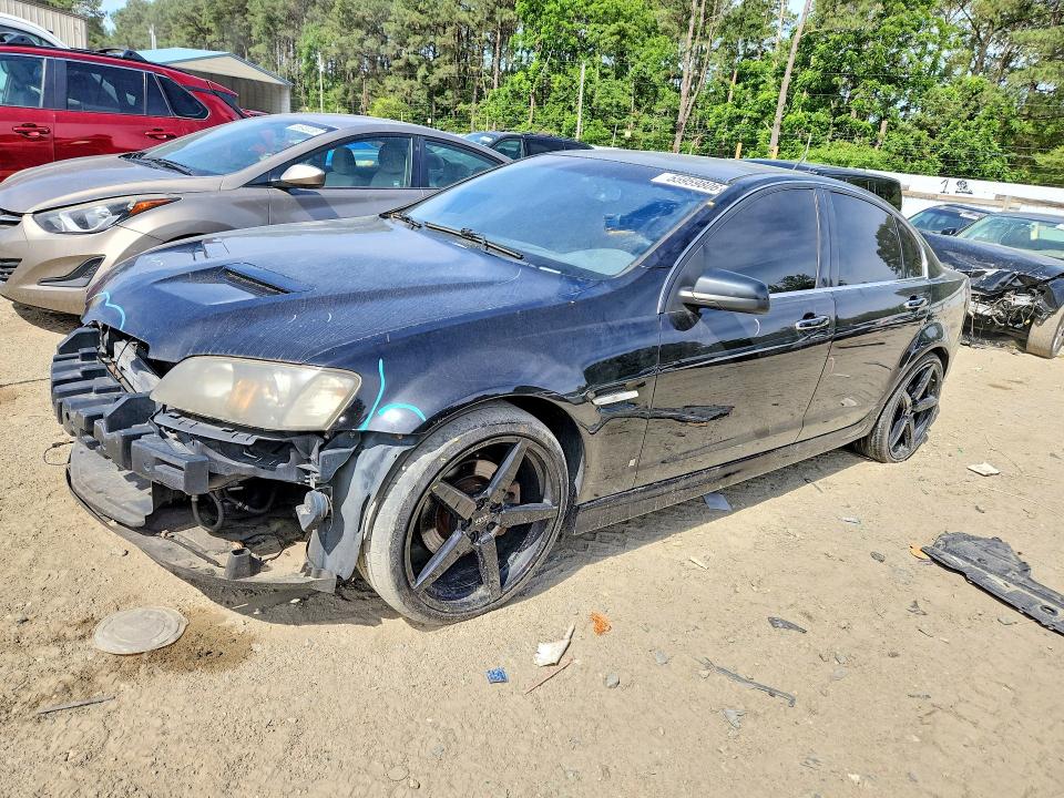 2008 Pontiac G8 VIN 6G2EC57Y08L988761 COPART salvage auction — FRONT END, Md - Cert Of Salvage < 75% Damage, sold $2,750 on 2026-07-14 (photo 1)