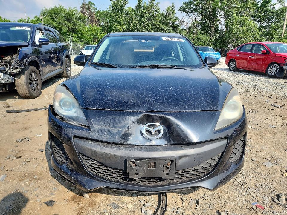 2012 Mazda 3 VIN JM1BL1W85C1657586 COPART salvage auction — FRONT END, Md - Cert Of Salvage > 75% Damage, sold $225 on 2026-07-30 (photo 5)
