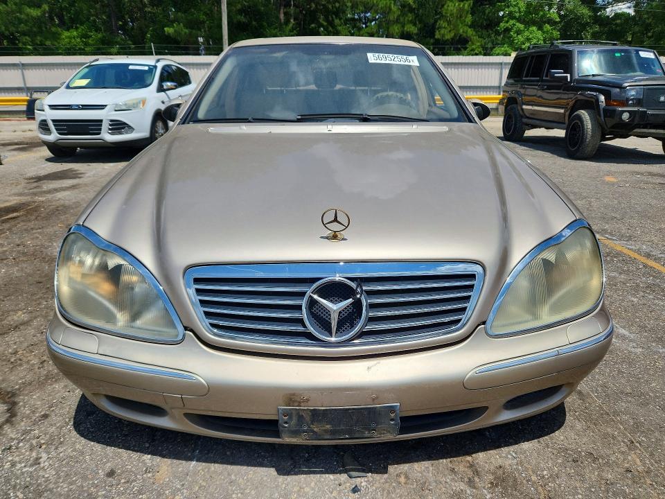 2002 Mercedes-benz S-klasse VIN WDBNG75J62A254173 COPART salvage auction — MINOR DENT/SCRATCHES, Al - Certificate Of Title (P), sold $400 on 2026-07-08 (photo 5)