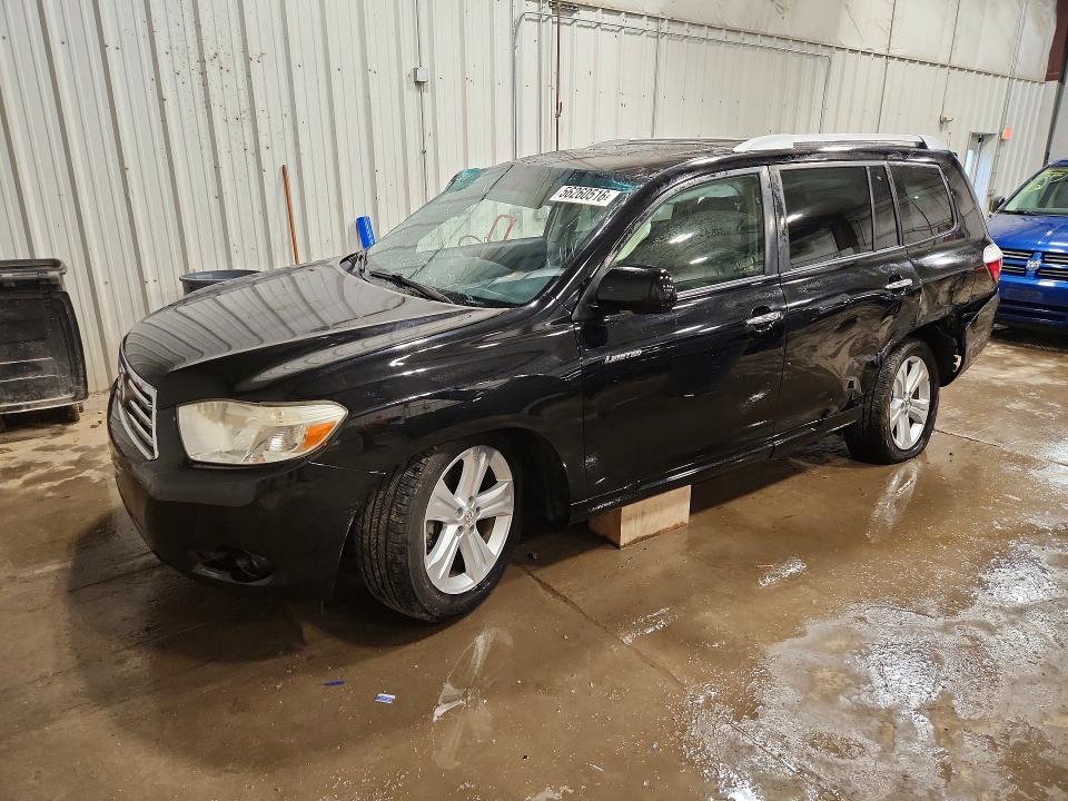 2008 Toyota Highlander VIN JTEES42A782010002 COPART salvage auction — SIDE, Il - Salvage Certificate, sold $2,150 on 2026-07-27 (photo 1)