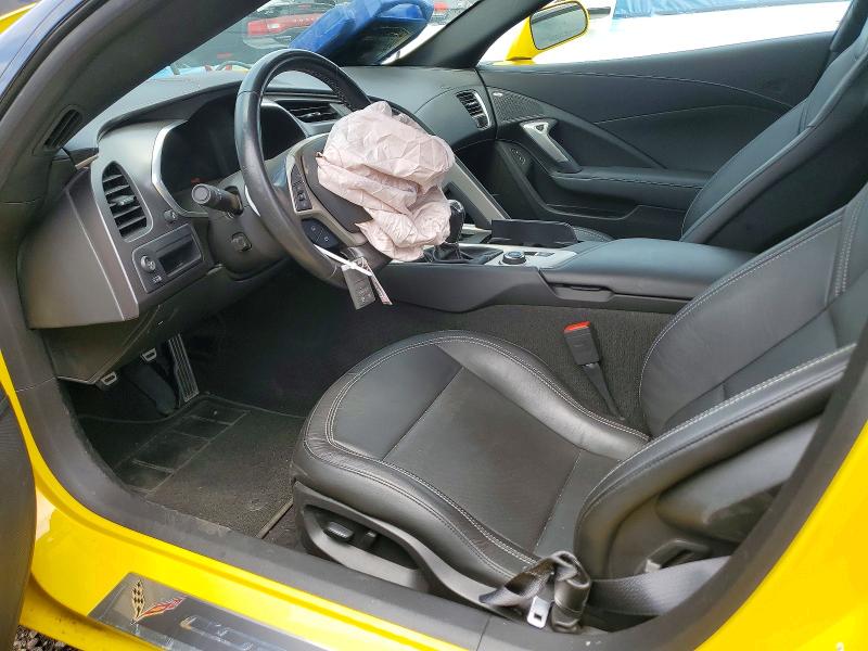 2019 Chevrolet Corvette stingray VIN 1G1YA2D77K5122467 COPART salvage auction — FRONT END, Ny - Mv-907A Salvage Certificate, sold $14,300 on 2026-07-02 (photo 7)