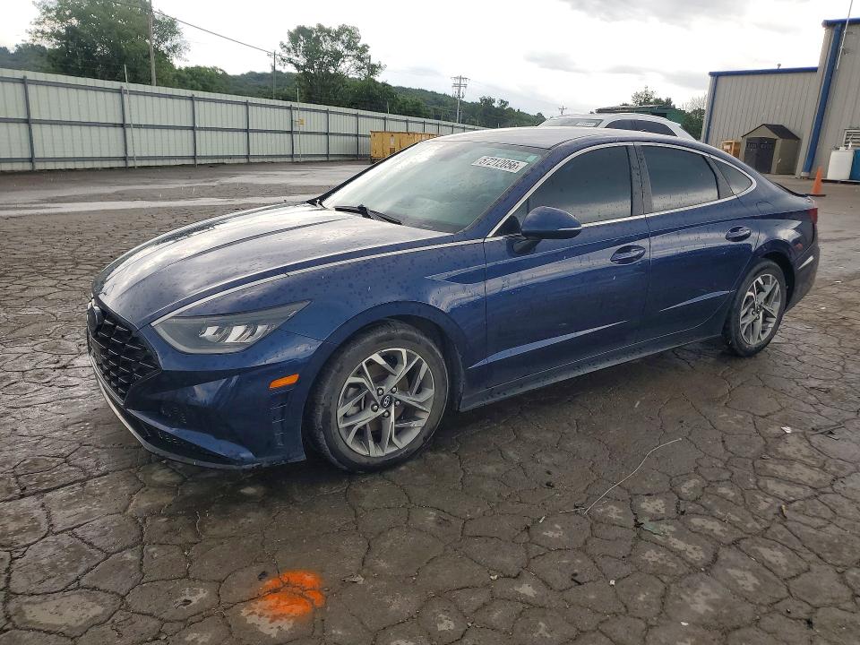 2020 Hyundai Sonata VIN 5NPEL4JA7LH051112 COPART salvage auction — REAR END, TN - SALVAGE CERTIFICATE, sold $3,850 on 2026-07-27 (photo 1)