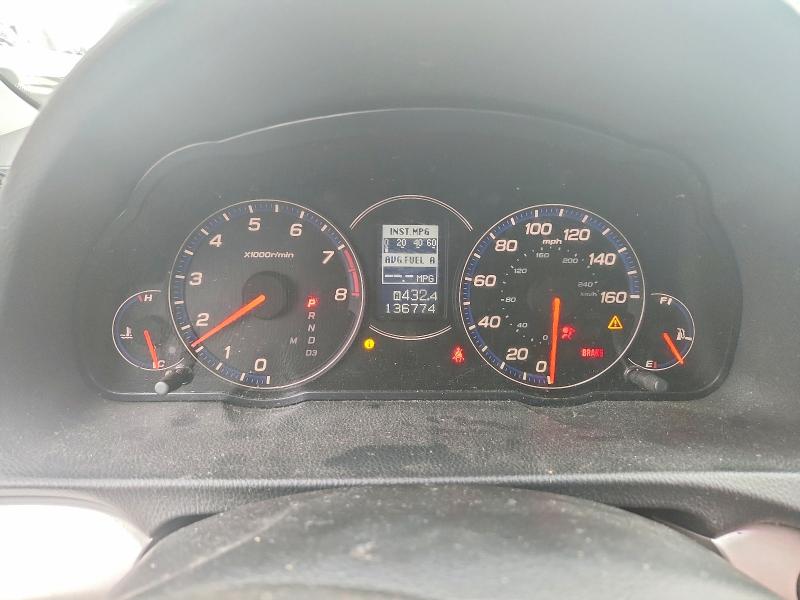 2006 Acura Tsx VIN JH4CL96806C028604 COPART salvage auction — FRONT END, Tx - Bonded Title - Salvage, sold $750 on 2026-07-09 (photo 9)