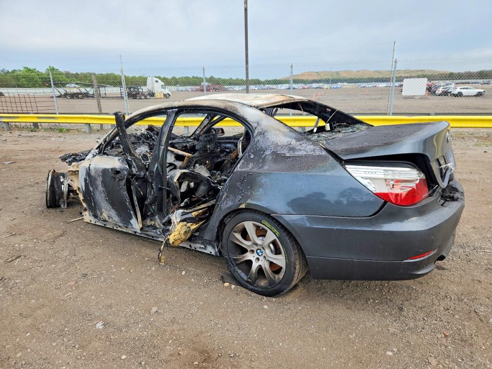 2008 BMW 5 series VIN WBANW13538CZ77397 COPART salvage auction — BURN, NY - MV-907A SALVAGE CERTIFICATE, sold $80 on 2026-07-13 (photo 2)
