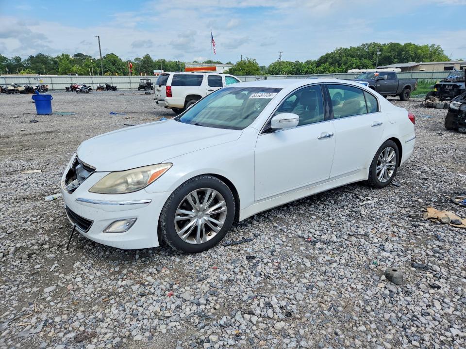 2014 Hyundai Genesis VIN KMHGC4DD2EU261698 COPART salvage auction — FRONT END, Al - Cert Of Title-Salvage Title, sold $300 on 2026-07-02 (photo 1)