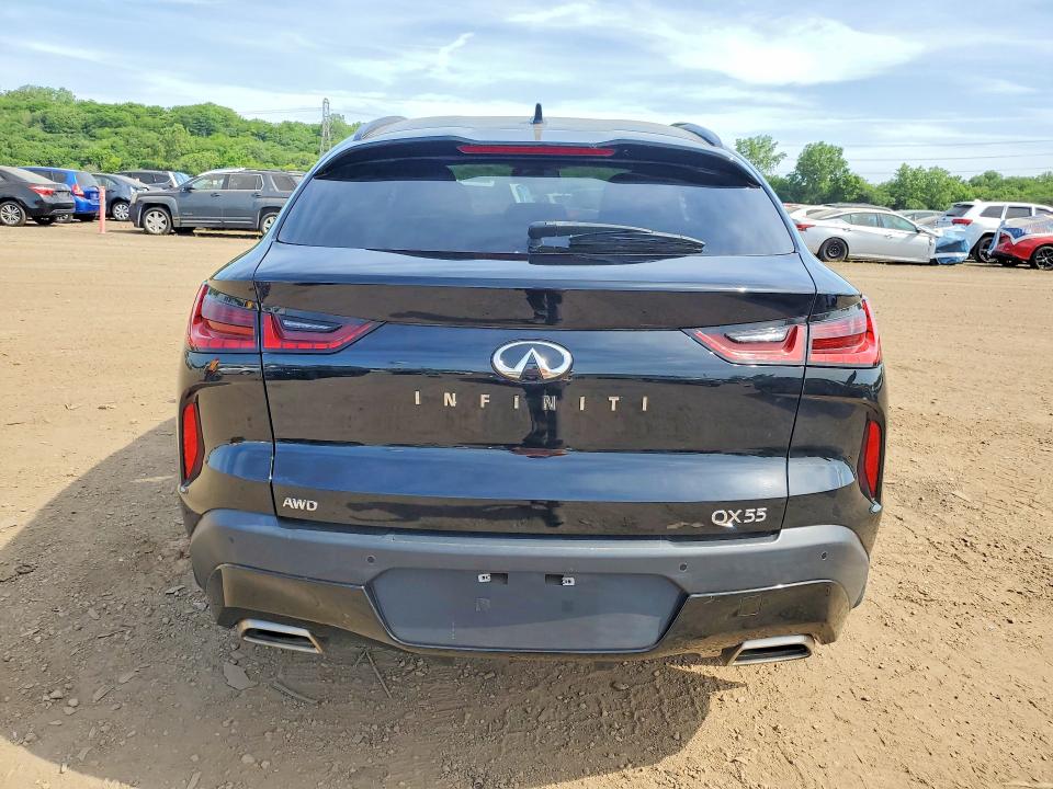 2023 Infiniti Qx55 VIN 3PCAJ5JR5PF103535 COPART salvage auction — SIDE, IL - SALVAGE CERTIFICATE, sold $9,500 on 2026-07-08 (photo 6)