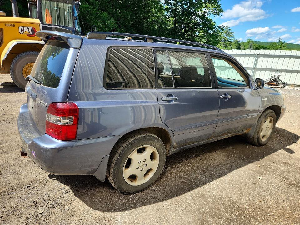 2005 Toyota Highlander VIN JTEEP21A950094726 COPART salvage auction — MINOR DENT/SCRATCHES, Vt - Certificate Of Title, sold $725 on 2026-07-06 (photo 3)