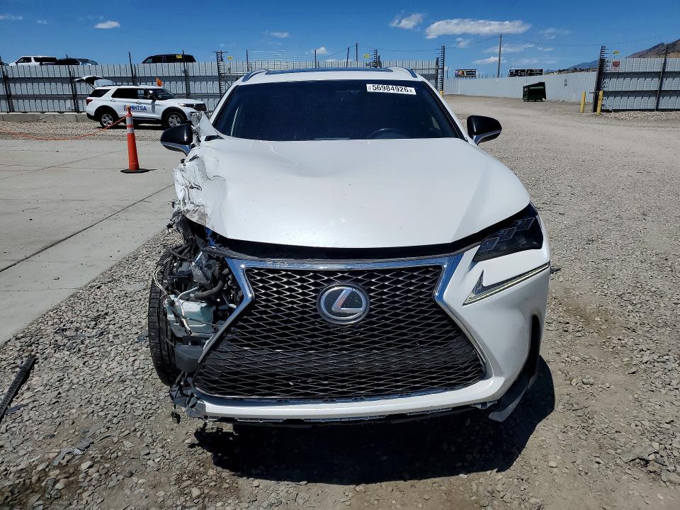 2015 Lexus Nx VIN JTJBARBZ6F2036212 COPART salvage auction — FRONT END, UT - SALVAGE CERTIFICATE, sold $6,600 on 2026-07-27 (photo 5)