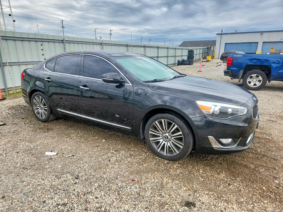 2014 Kia Cadenza VIN KNALN4D75E5165949 COPART salvage auction — HAIL, Il - Salvage Certificate, sold $1,850 on 2026-07-29 (photo 4)