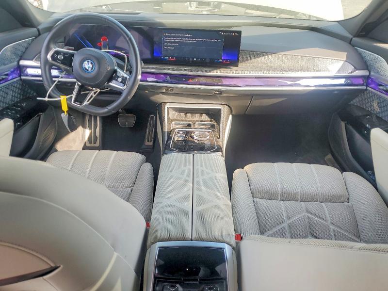2023 BMW I7 VIN WBY53EJ0XPCN45025 COPART salvage auction — REAR END, Ca - Salvage Certificate, sold $29,250 on 2026-07-27 (photo 8)