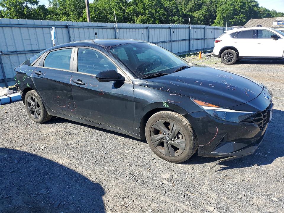 2021 Hyundai Elantra VIN 5NPLM4AG6MH044341 COPART salvage auction — REAR END, PA - CERTIFICATE OF SALVAGE, sold $3,200 on 2026-07-27 (photo 4)