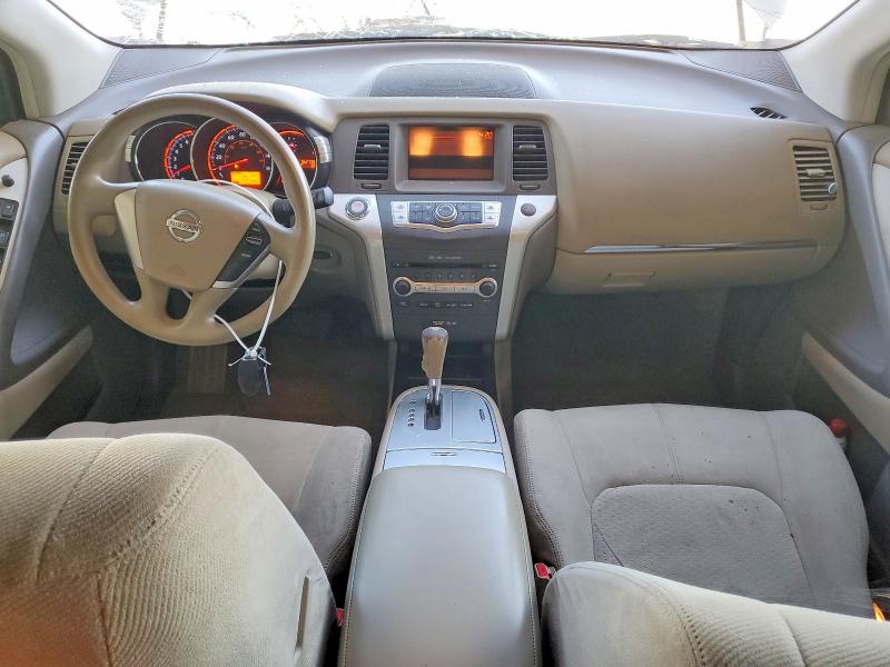 2010 Nissan Murano VIN JN8AZ1MU0AW018885 COPART salvage auction — VANDALISM, Ca - Salvage Certificate, sold $20 on 2026-07-09 (photo 8)