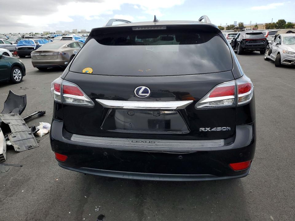 2015 Lexus Rx 450h VIN 2T2BC1BA7FC003614 COPART salvage auction — FRONT END, CA - SALVAGE CERTIFICATE, sold $7,300 on 2026-08-03 (photo 6)