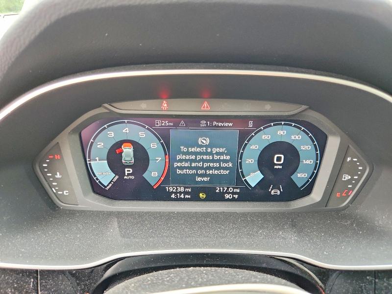 2024 Audi Q3 VIN WA1DECF38R1120121 COPART salvage auction — SIDE, Ny - Cert Of Title-Salvage, sold $12,800 on 2026-08-14 (photo 9)