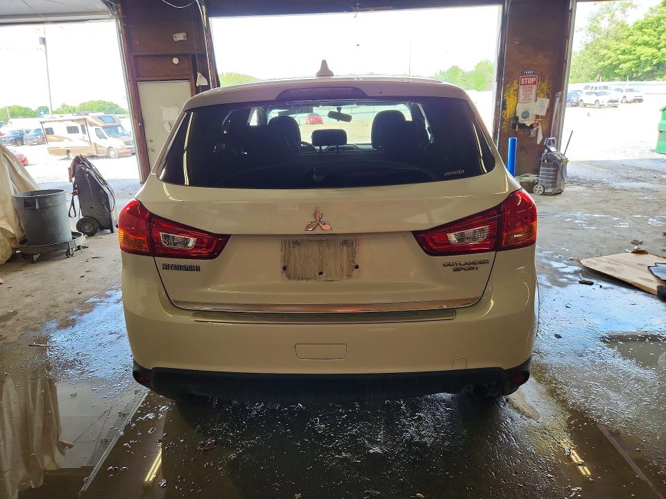 2017 Mitsubishi Outlander VIN JA4AR3AU4HZ009959 COPART salvage auction — FRONT END, Pa - Certificate Of Salvage, sold $300 on 2026-07-30 (photo 6)