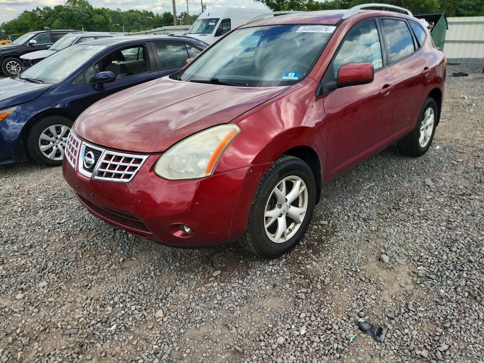 2009 Nissan Rogue VIN JN8AS58V79W175677 COPART salvage auction — SIDE, Nj - Cert Of Title-Salvage, sold $375 on 2026-07-31 (photo 1)