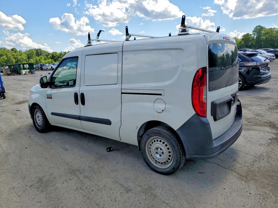 2016 Ram Promaster city VIN ZFBERFATXG6B34017 COPART salvage auction — FRONT END, PA - CERTIFICATE OF SALVAGE, sold $2,100 on 2026-08-05 (photo 2)