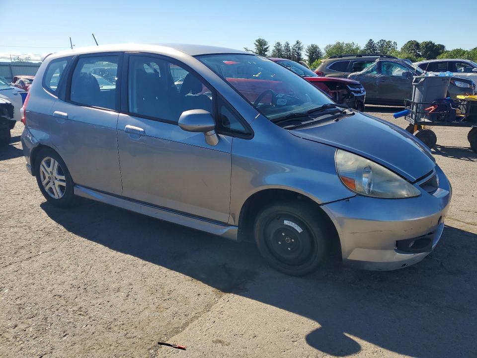 2008 Honda Fit VIN JHMGD38648S028105 COPART salvage auction — FRONT END, Pa - Cert Of Title, sold $975 on 2026-07-21 (photo 4)