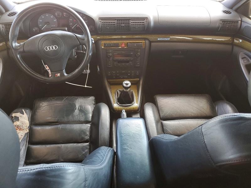 2000 Audi S4 VIN WAUDD68D1YA046214 COPART salvage auction — MINOR DENT/SCRATCHES, AZ - CERT OF TITLE-RESTORED SALVAGE, sold $2,450 on 2026-07-31 (photo 8)
